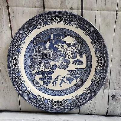 Buy Churchill England Blue Willow Dinner Plate 10  Replacement Plate • 17.18£
