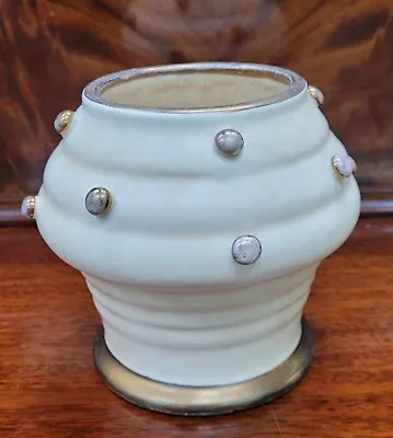 Buy Charlotte Rhead For Crown Ducal Art Deco Bronze And Cream Vase • 32£
