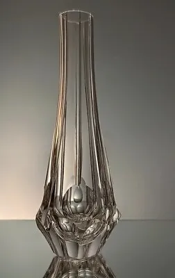 Buy Vintage Whitefriars Glass C585 Cut Lead Crystal Vase • 26£
