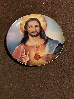 Buy Collectable Royal Doulton Limited Edition Franklin Mint Sacred Heart Plate • 12.99£