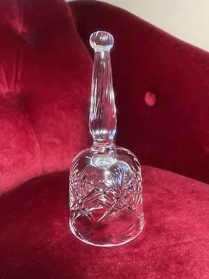 Buy Vintage Crystal Cut Glass Bell • 5.99£