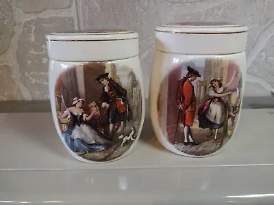 Buy Vtg.Sandland Ware Lancaster & Hanley Staffordshire England #352 Porcelain Jars • 5.68£