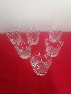 Buy 6 Royal Doulton Crystal Whisky Tumbler Glasses Excellent Christmas Present.  • 12.99£