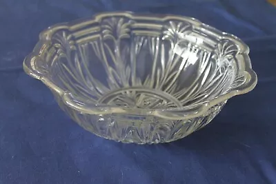 Buy Vintage Cut Glass Decorative Fruit Bowl 22cms (D) X 8cms Deep • 20£
