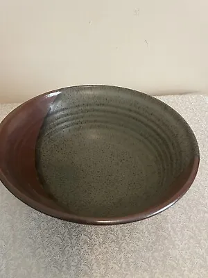 Buy Vintage Stoneware Bowl Signed - 11  • 7.71£