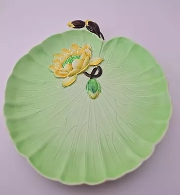 Buy Art Deco Carlton Ware Lily Pad Australian Design Green Flower  Serving Dish 8  • 25£