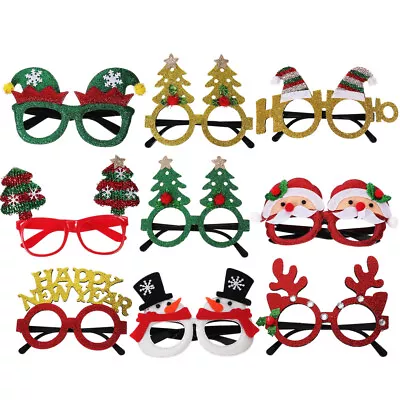 Buy  9 Pcs Plastic Christmas Decoration Glasses Child Party Frames • 11.99£