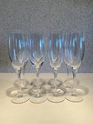 Buy Set Of 8 Quality Fine Glass Champagne Flutes • 25£