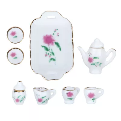 Buy 8 PCS/Set Miniature Tea Set Children's Tin Tea Set China Tea Set • 10.29£
