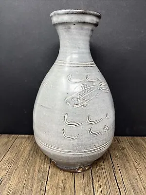 Buy Jim Malone Stoneware Footed Vase For Ainstable Pottery 32 Cms Tall #458 • 600£
