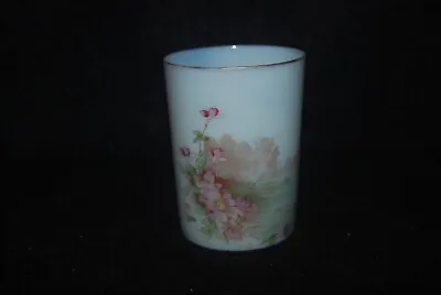 Buy Beautiful Victorian Decorated Opaque Milk Glass Tumbler 1890's • 28.81£