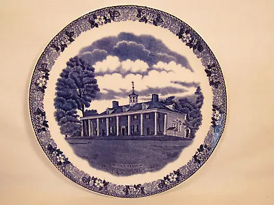 Buy Vintage Adams Potteries Jonroth Staffordshire England Mount Vernon Virginia Plat • 37.93£