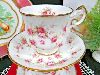 Buy Paragon Victoriana Rose Tea Cup And Saucer  Set Of 2 Pink Roses Teacup England  • 47.28£