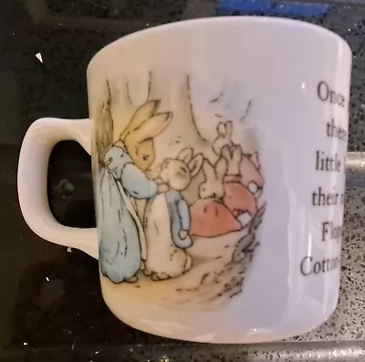Buy Beatrix Potter Peter Rabbit Wedgwood Childs Cup Collectible 1991 • 4.99£