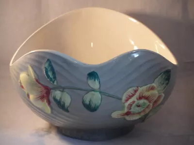 Buy Shorter & Son Pottery Harmony Boat Shaped Bowl Flower Pattern 25.5cms Long • 9.99£