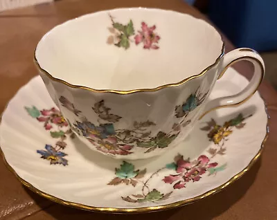 Buy Vintage “MINTON” Cup & Saucer “VERMONT” Pattern Made In England • 2.87£