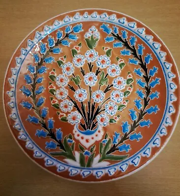 Buy Kutahya Turkiye Special Hand Made Vintage Floral Plate • 57.99£