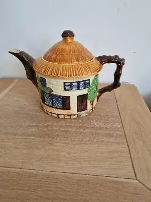 Buy Vintage Beswick Ware Hand Painted Thatched Cottage Tea Pot 239 Made In England • 12.50£