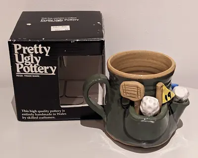 Buy Pretty Ugly Pottery Glazed Stoneware Golf Mug Made In Wales Cup Tea Coffee *NEW* • 19.99£