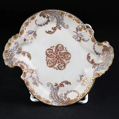 Buy Haviland Limoges Gold Silver & Blue Floral And Scrolls Pin Tray, Antique Dish 6  • 47.25£
