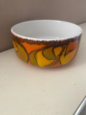 Buy Poole Pottery Bowl Shape 94 Orange Unsigned Rare • 27£