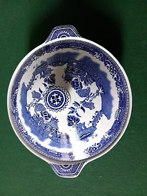 Buy  Alfred Meakin Old Willow Tureen Lid Blue &  White 18cm Diameter  • 5.99£