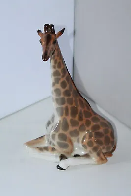Buy Vintage Lomonosov USSR Pottery Giraffe – 30cm Tall • 80£