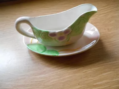 Buy Art Deco Avon Ware Small Sauce Boat And Plate • 5.99£