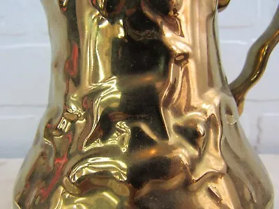Buy VINTAGE GOLD LUSTER DEER PITCHER 5 7/8   (Royal Victoria Pottery-Wade England) • 12.48£