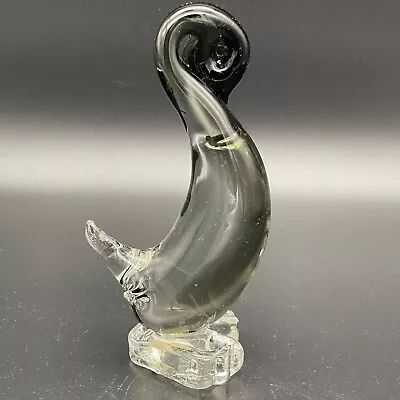 Buy Vintage 1960s Murano Glass Figure Penguin Bird Vetreria G. Campanella & C. Italy • 120.05£