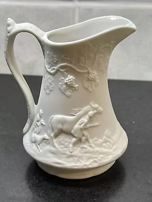 Buy Jug Portmeirion British Heritage Collection White Parian Ware Embossed - 11 Cm • 7.99£