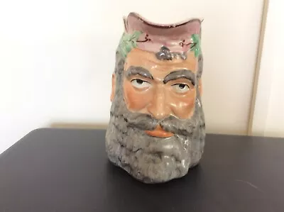 Buy Antique Staffordshire Pottery Toby Type Jug Green Man With Beard • 88£