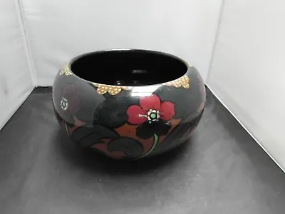 Buy Decoro Pottery Bowl With Floral And Stem Decoration   • 30£