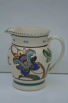 Buy A Lovely Vintage Honiton Pottery Hand Painted Jug 14.5cm. • 12.99£