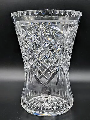 Buy Stunning High Quality Cut Lead Crystal Medium Corset Vase • 30£