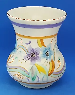 Buy Clews Chameleon Wear Vintage Art Deco Antique Flower Design Tapered Vase • 45£