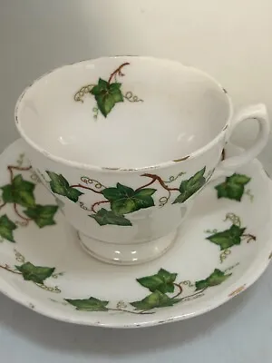 Buy Colclough Bone China Ivy Leaves Teacup & Saucer Set Tea Dainty  6  #LH • 3.87£