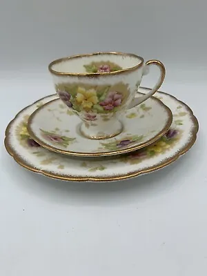 Buy Royal Standard Charmaine Vintage Fine Bone China, 8 Inch Plate, Cup & Saucer • 22.08£