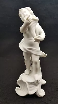 Buy Vintage VISTA Alegra Porcelain Parian Ware Boy Figurine With Shell, Portugal VA • 35£