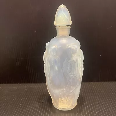 Buy C1930 Sabino Glass Perfume Bottle Nudes Nymphs Ronde Fluerie Fire Opalescence • 199.48£