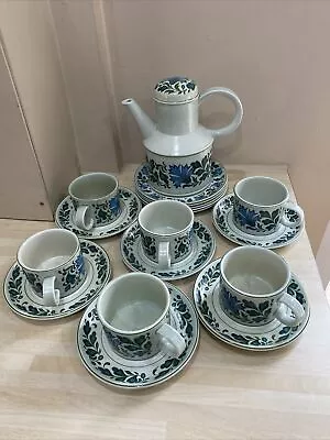 Buy Vintage Midwinter Stonehenge Caprice Coffee Cups And Saucers Coffee Pot ,plates • 35£