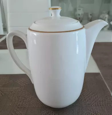 Buy Royal Stafford Chinacraft Teapot – White With Gold Rim H: 22cm • 9.99£