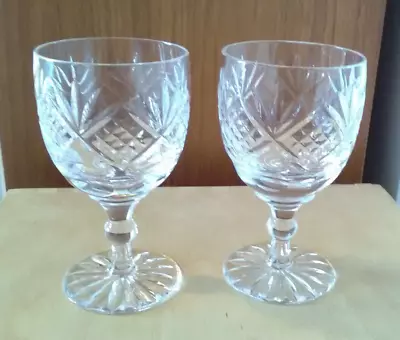 Buy Royal Doulton Crystal Georgian L/S Wine Glasses Boxed • 25£