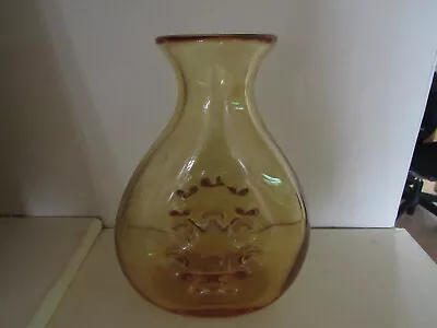Buy Vintage Whitefriars  Gold Dimple Vase ..  With 9864 Pattern Label • 30£