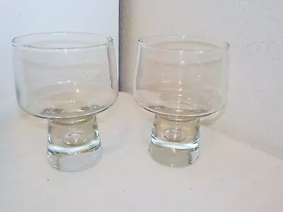 Buy Pair Of Vintage Kosta Boda Mambo Glasses Tumblers 4 7/8  Tall Controlled Bubble • 33.21£