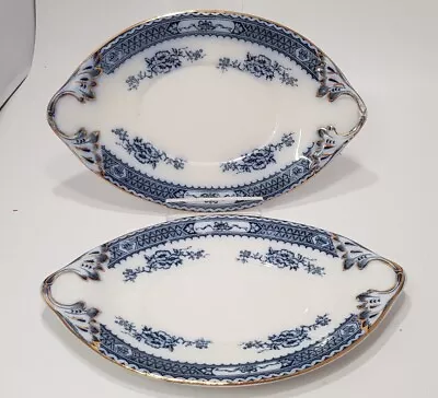 Buy Vintage. Warwick. Royal Semi-Porcelain. Wood & Sons England. X2 Oval Plates 9   • 14£
