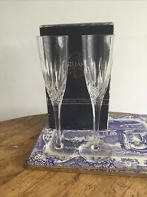 Buy Stuart Crystal Madison Pair Flute Champagne • 60£