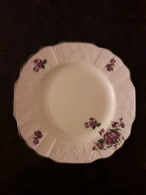 Buy Vintage Plate Myott Violets 25cm No 14 • 5£