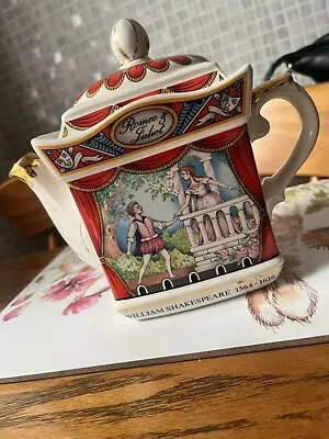 Buy Staffordshire Sadler Vintage Collectable Shakespeare's Romeo And Juliet Teapot • 29£