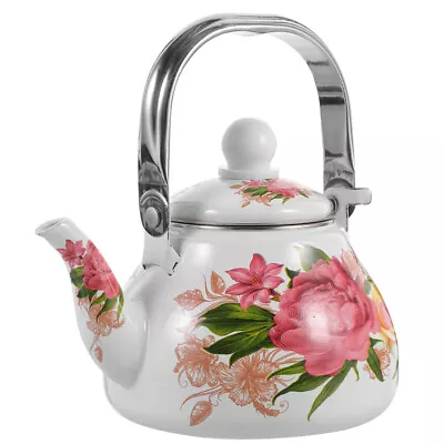 Buy Enamel Kettle Chinese Teapot Coffee Porcelain Maker • 20.58£